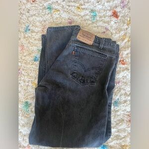 Vintage Black Levi’s 560 Denim Jeans orange tab size 36 waiste